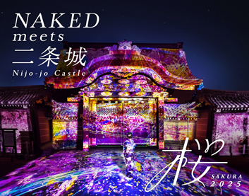 【セット券販売中】 NAKED meets 二条城 2025 桜×ニデック京都タワー